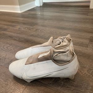 White football cleats